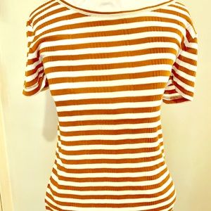Madewell Striped Short Sleeved T-Shirt